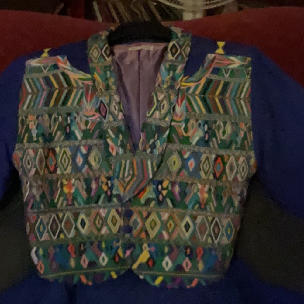 Women jacket handmade in Guatemala size M
